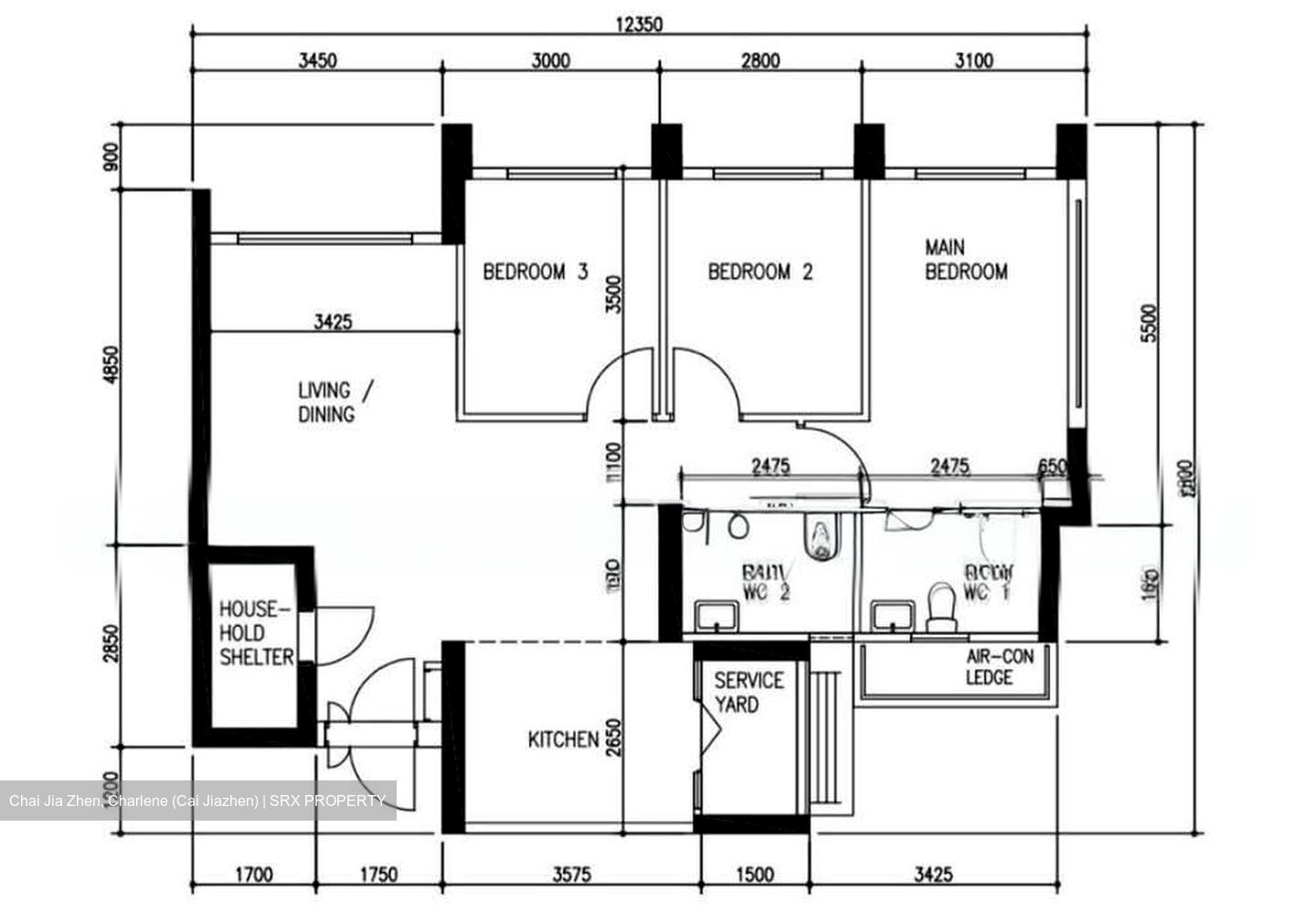 Blk 301A Parc Residences @ Tengah (Tengah), HDB 4 Rooms #581296351